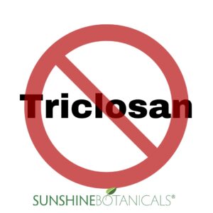 Triclosan kills germs, but at what expense? The truth is disturbing. In the 1970s, the FDA was on the verge of banning the antibacterial from specific topical products, but it slid through the cracks and grew in availability because of its efficacy at battling bacteria. However, the concerns about its safety for people and planet did not disappear. There are a number of reasons to avoid any topical applications of triclosan. Studies have shown that triclosan acts as an endocrine disruptor, meaning that it can dysregulate hormone balance, causing a huge range of serious health problems from infertility to cognitive changes. Research on animals has shown that triclosan may contribute to thyroid imbalance as well. 