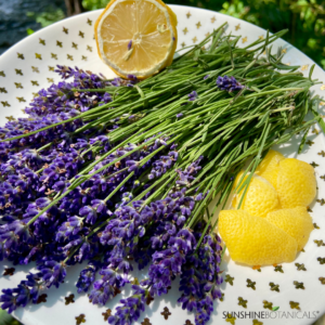 Fresh Ingredients for Lavender Lemonade