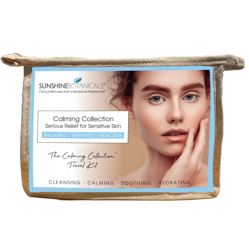 Calming Collection bag Skincare by Sunshine Botanicals