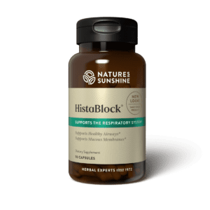 Don’t let seasonal irritants and pollutants interrupt your life. When pollen and dust start wreaking their havoc, try blocking them with HistaBlock! Nature’s Sunshine’s
