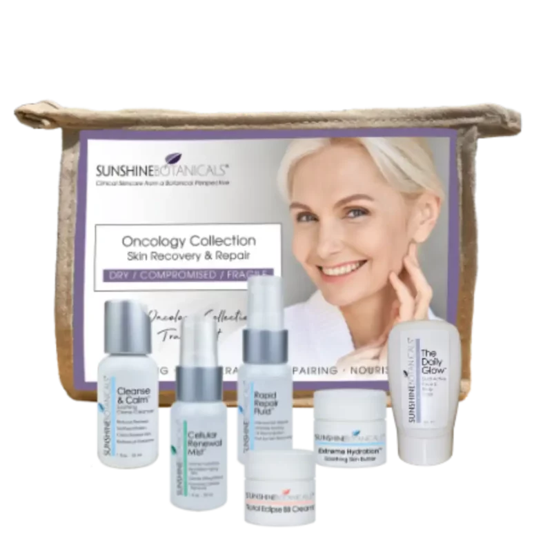 The Oncology Skincare Collection with products