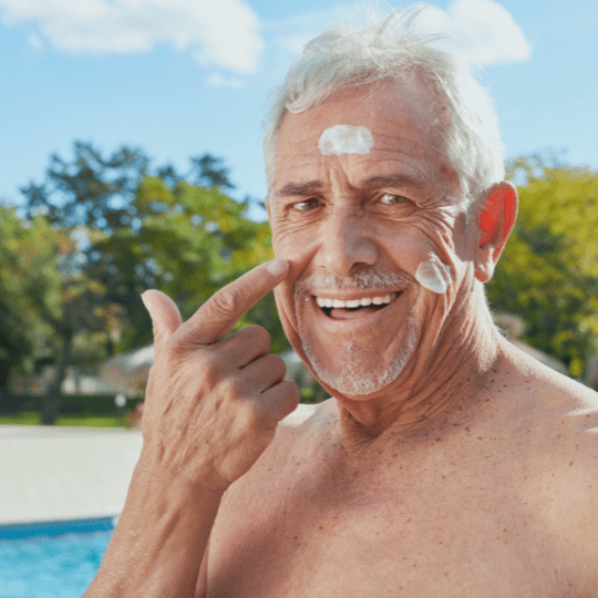 Sun protection forms the foundation of every anti-aging skincare plan. UV rays age the skin and can dilate capillaries leading to broken blood vessels and flushed skin – not to mention accelerates aging at a ridiculous rate.